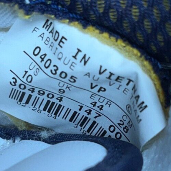 Nike Cortez Chenille Swoosh Navy Blue White 2004 304904–147 Mens Size 10 New main image 8